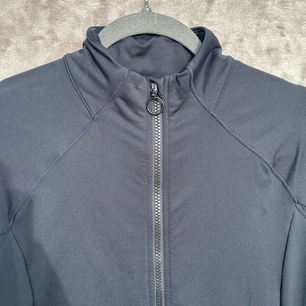 Fabletics Black Full Zip Athletic Jacket Women’s … - image 3